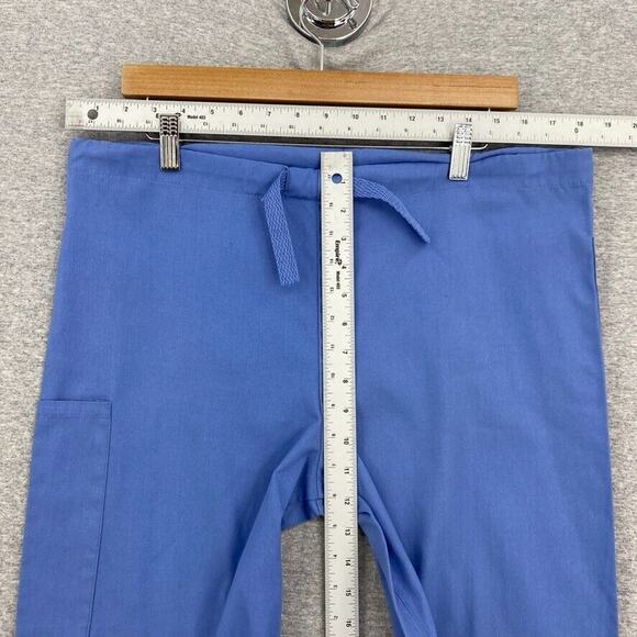 Fundamentals White Swan Scrub Pants Womens XS Blue Healthcare Uniform Bottoms - Picture 8 of 12